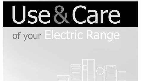 FRIGIDAIRE ELECTRIC RANGE USE & CARE MANUAL Pdf Download | ManualsLib