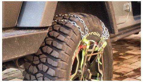 Jeep Wrangler emergency snow chains | Snow chains, Jeep wrangler, Jeep wrangler accessories