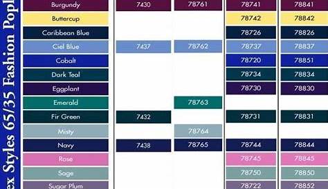 hospital scrub color chart