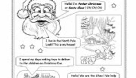 Christmas stories worksheets