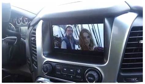 2015 Chevy Tahoe In Dash and Ceiling Mounted BD and DVD Player - YouTube