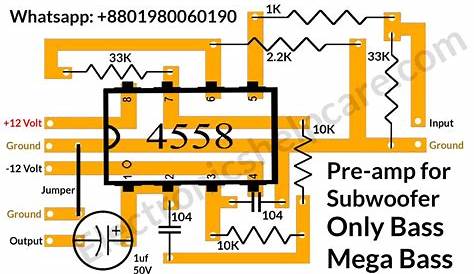 subwoofer circuit diagram - Electronics Help Care Best Subwoofer