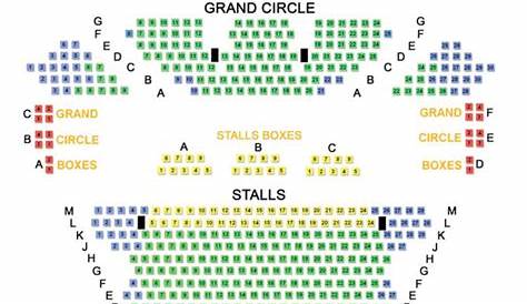 seating chart lyceum theatre