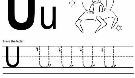 17+ Letter U Worksheet Preschool - Chart-sheet.com | Alphabet