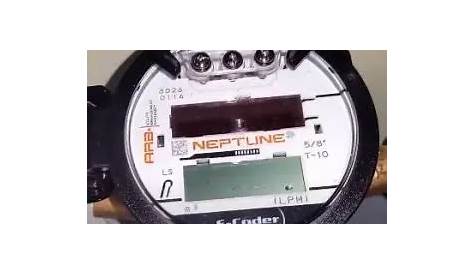 neptune t-10 water meter wiring diagram