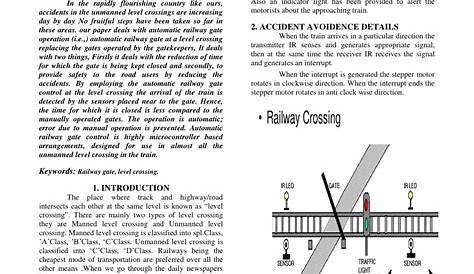 automated railway crossing project pdf