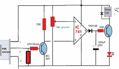 pir sensor wiring diagram
