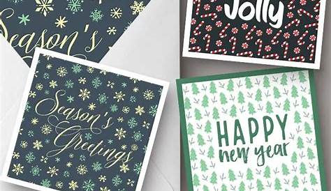 printable foldable christmas cards