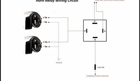 horn wiring diagram no relay
