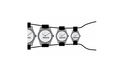 size chart watch size guide wrist female