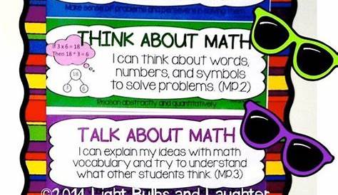 8 mathematical practices printable