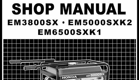 honda generator 7000 manual