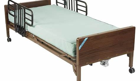 Drive Medical Delta Ultra-Light Semi Electric Hospital Bed with Half