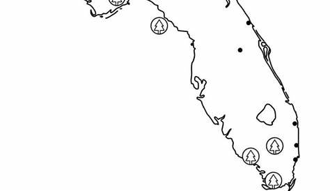 map of florida worksheet