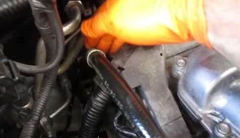 Honda Odyssey power steering hose replacement. - YouTube