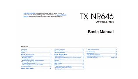 ONKYO TX-NR747 User manual | Manualzz