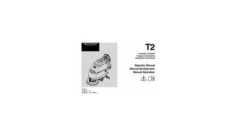 Tennant T2 Manuals | ManualsLib
