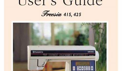 Husqvarna Viking 415-425 Sewing Machine Instruction Manual