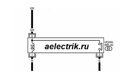 horn relay wiring diagram nissan