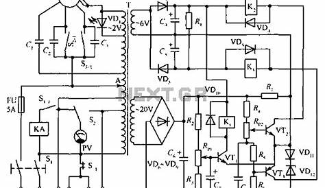 220v voltage regulator circuit diagram
