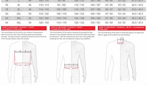 Dainese Motorcycle Suit Sizing Chart | Reviewmotors.co