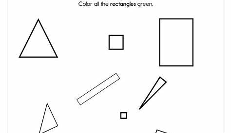 Coloring the Shapes Worksheet | Have Fun Teaching