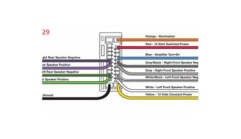 color code metra wiring harness diagram