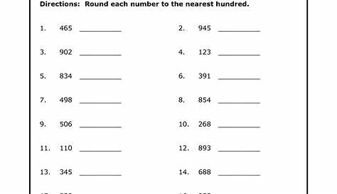9 Best Images of Rounding Numbers To 100 Worksheets - Rounding Numbers