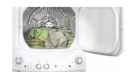 GE GUD27ESSMWW 27 Inch Electric Laundry Center with Auto-load Sensing