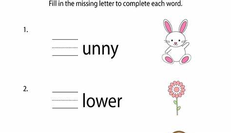 English Worksheet For Kindergarten / Kindergarten Alphabet Worksheets