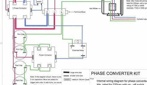 21 Best Rotary Phase Converter Wiring Diagram
