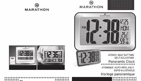 Marathon CL030033SV Clock Instruction manual PDF View/Download