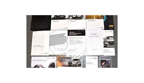 2015 Audi RS5 RS 5 Owners Manual - SET!!! (w/Navigation Manual) | eBay