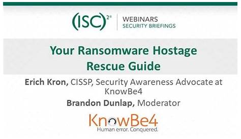 ransomware hostage rescue manual
