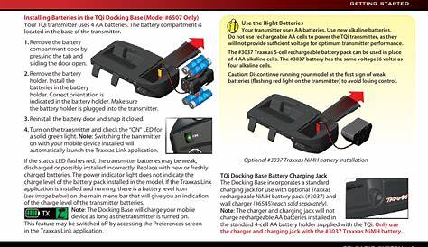 Traxxas 6509 TQi 2.4GHz User Manual | Page 5 / 16 | Also for: 6508 TQi