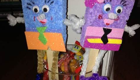 Sponge bob with sponge on a craft stick for puppet shows! | Crafts