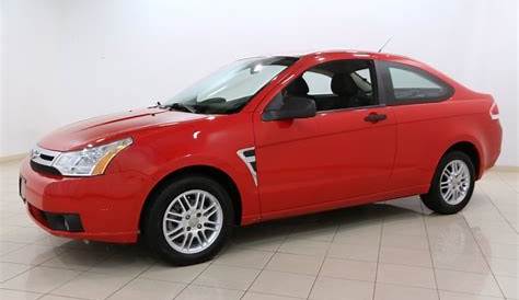Vermillion Red 2008 Ford Focus SE Coupe Exterior Photo #94876346