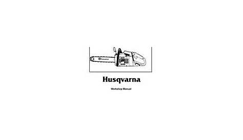 Husqvarna 33 chainsaw workshop manual | eBooks | Home and Garden