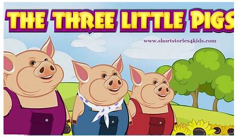 The Three Little Pigs - English Short Story for Kids - Short Stories