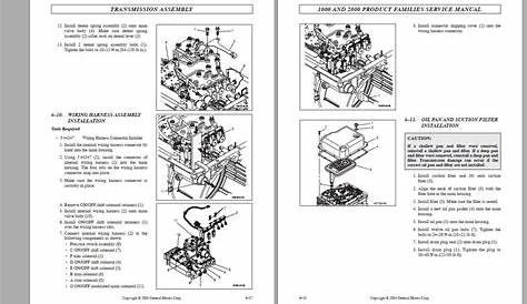 Allison Transmission 1K 2K Service Manual | Auto Repair Manual Forum