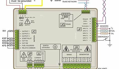 generator schematic wiring diagram