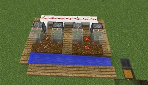 Automatic Mushroom Farm - Blueprints for MineCraft Houses, Castles