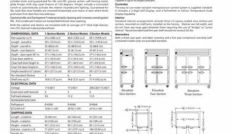 PDF manual for Traulsen Freezer G22010