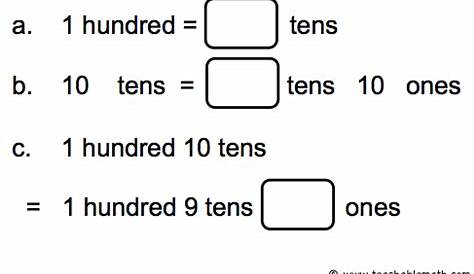 Teaching Addition and Subtraction for Numbers to 1000