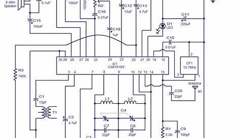 fm radio circuit diagram pdf