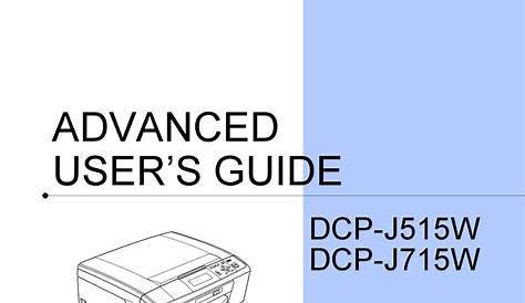 brother dcp j4120dw user s guide