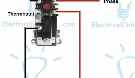 Electric Water Heater Wiring With Diagram