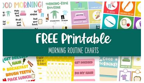 Pdf Free Printable Routine Cards