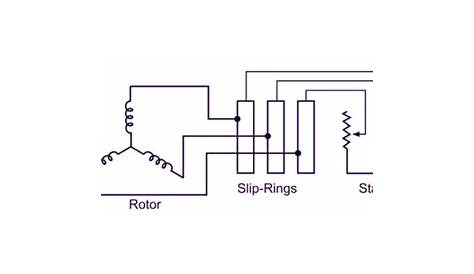 automatic rotor resistance starter circuit diagram