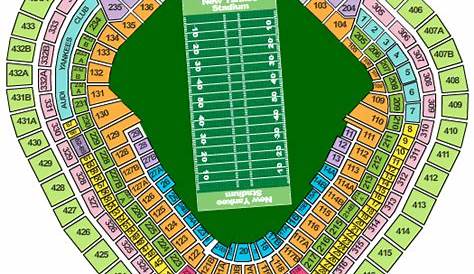 yankee stadium seating chart with rows and seat numbers